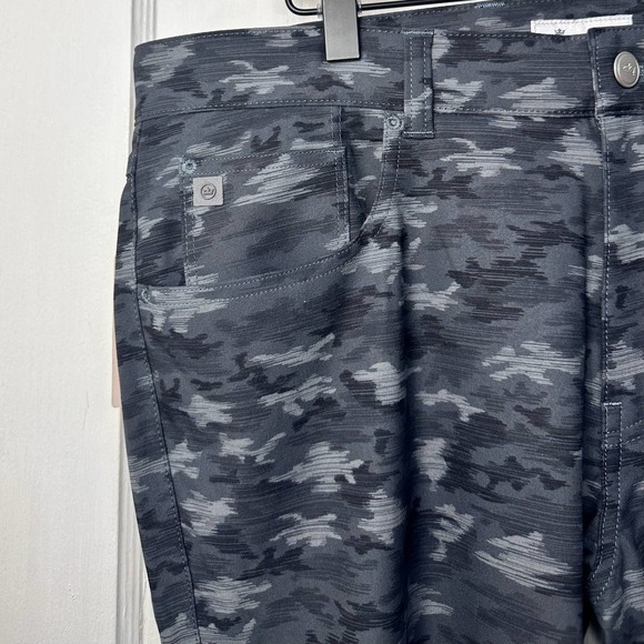 Peter Millar Crown Sport EB66 Performance Stretch 34x32 Iron Grey Camo Pants - Picture 13 of 16